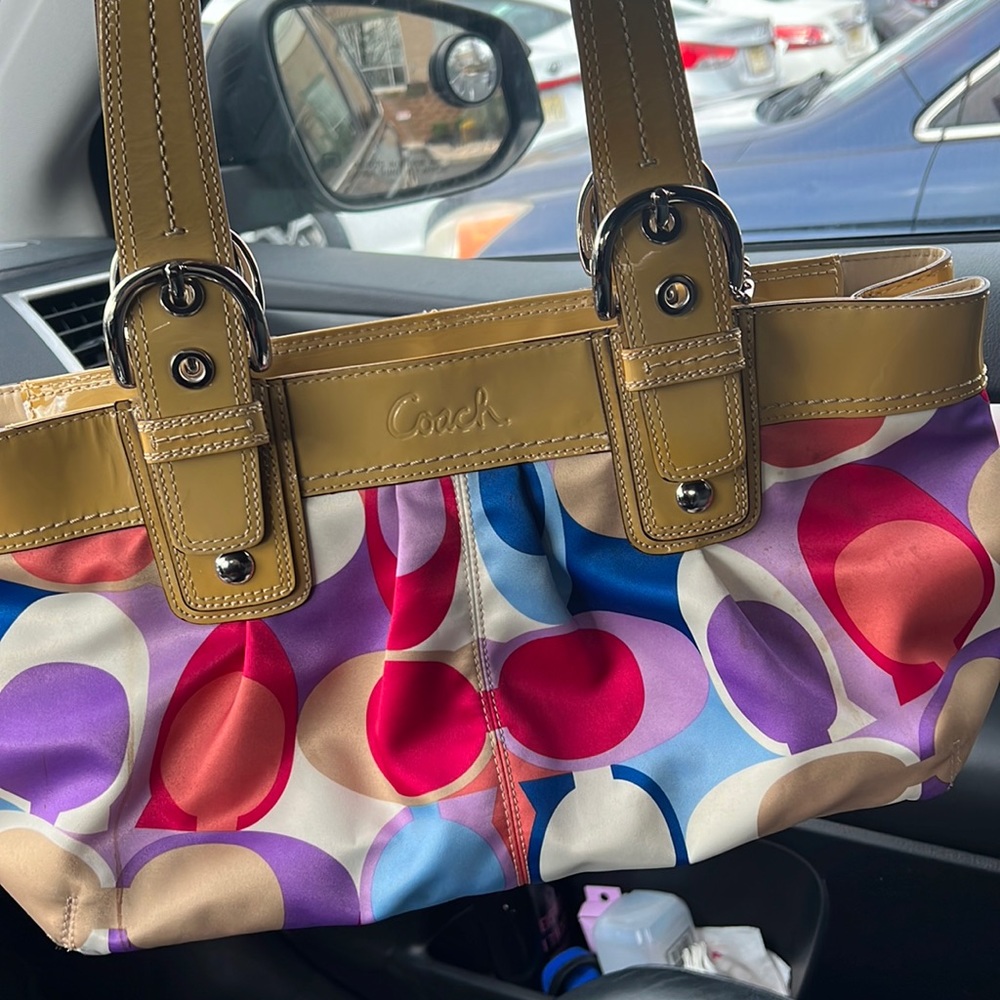 Coach Satin bag